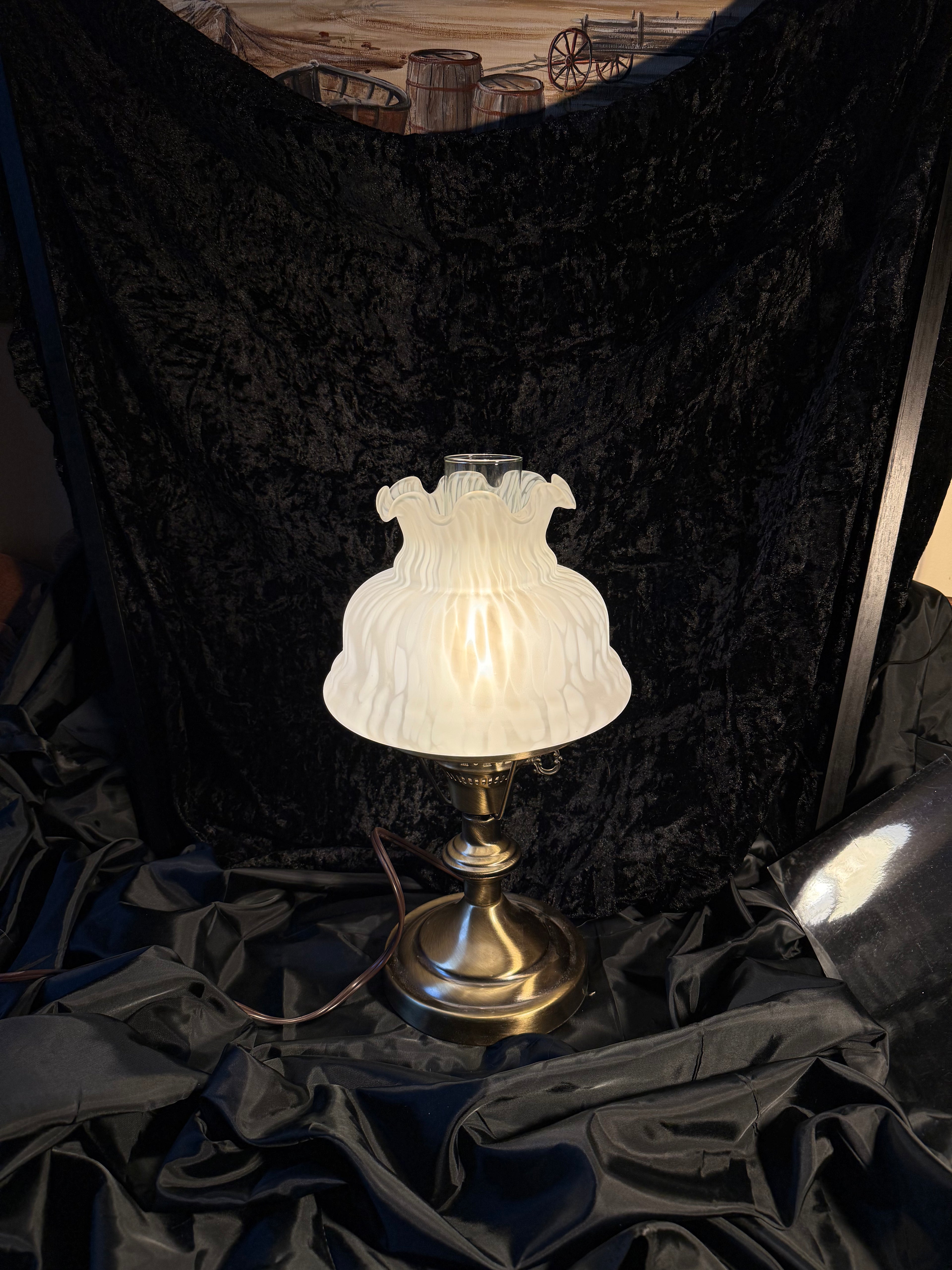 Murano Glass Oil Lamp